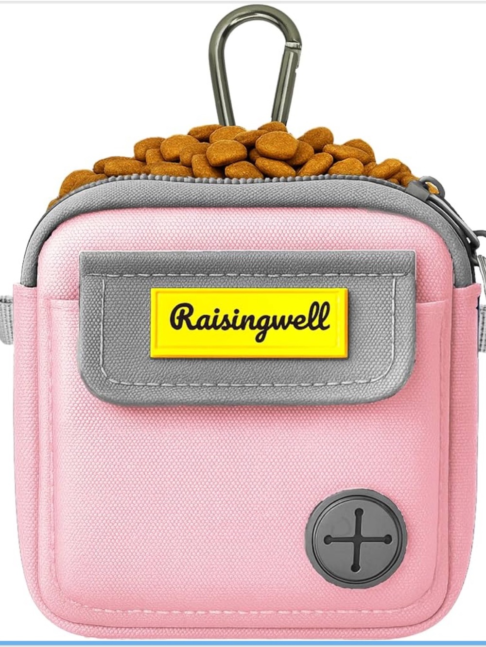 Raisingwell Dog Treat Pouch for Pet Walking and Training with Clicker Poop Bags